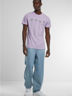Тениска Miami Palms Tee lilac XXL