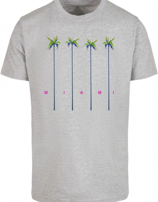 Тениска Miami Palms Tee heather grey XXL