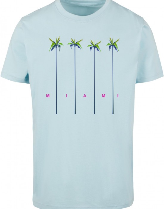 Тениска Miami Palms Tee ocean blue XXL