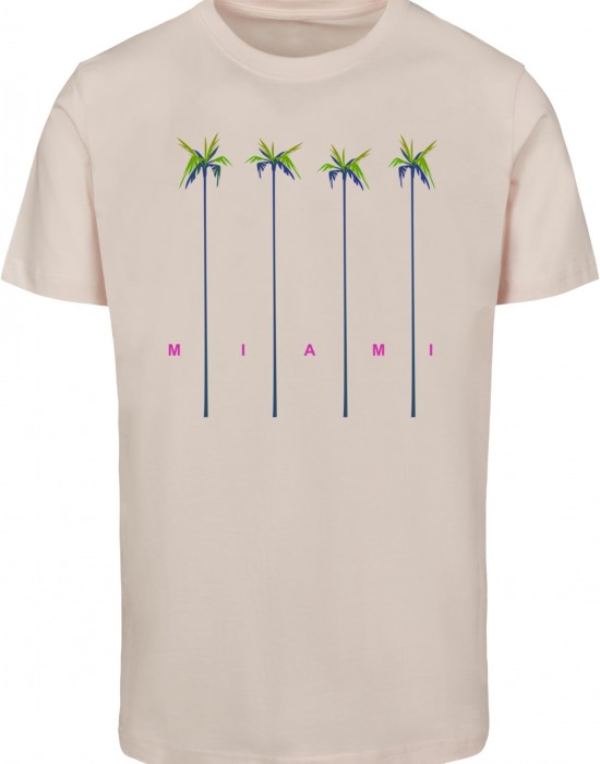Тениска Miami Palms Tee pink marshmallow XXL