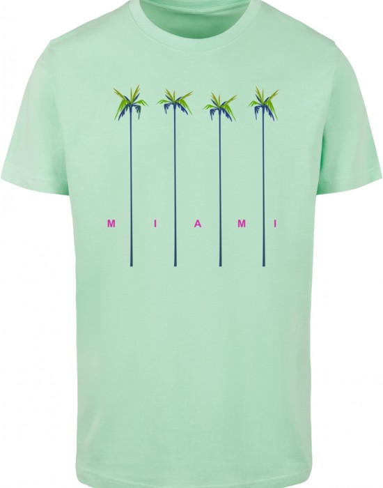 Тениска Miami Palms Tee neo mint XXL