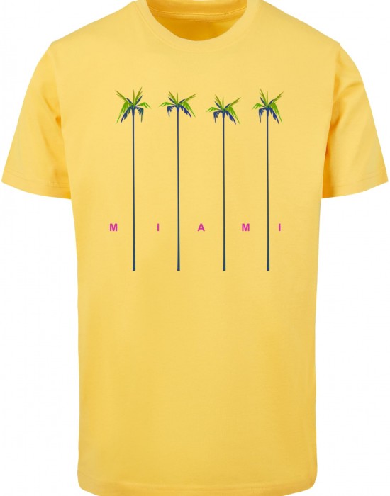 Тениска Miami Palms Tee taxi yellow XXL