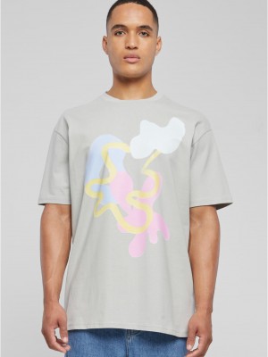 Тениска Abstract Oversize Tee lightasphalt XXL