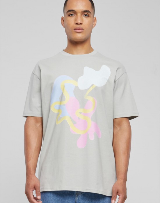 Тениска Abstract Oversize Tee lightasphalt XXL
