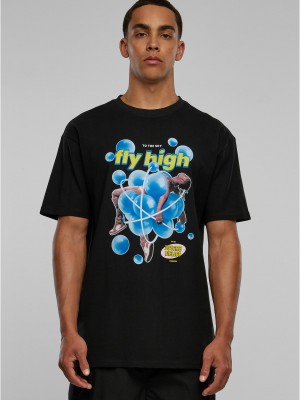 Тениска Psychadelic Oversize Tee black XXL