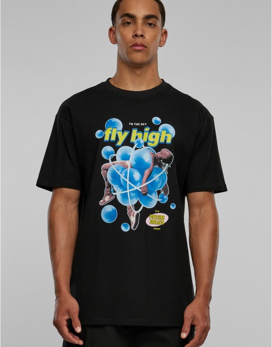 Тениска Psychadelic Oversize Tee black XXL