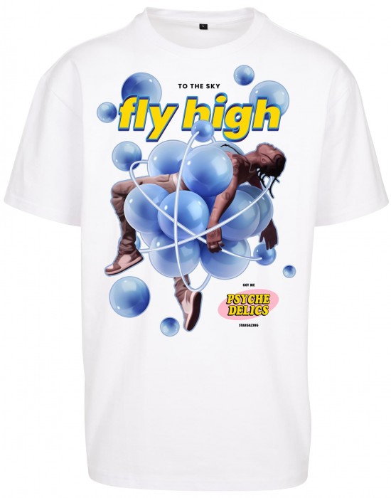 Тениска Psychadelic Oversize Tee white XXL