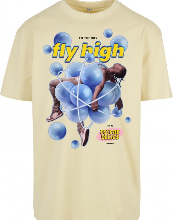 Тениска Psychadelic Oversize Tee softyellow XXL