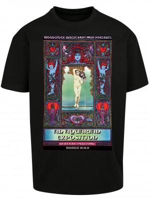 Тениска Woodstock Wallkill Oversize Tee black XXL