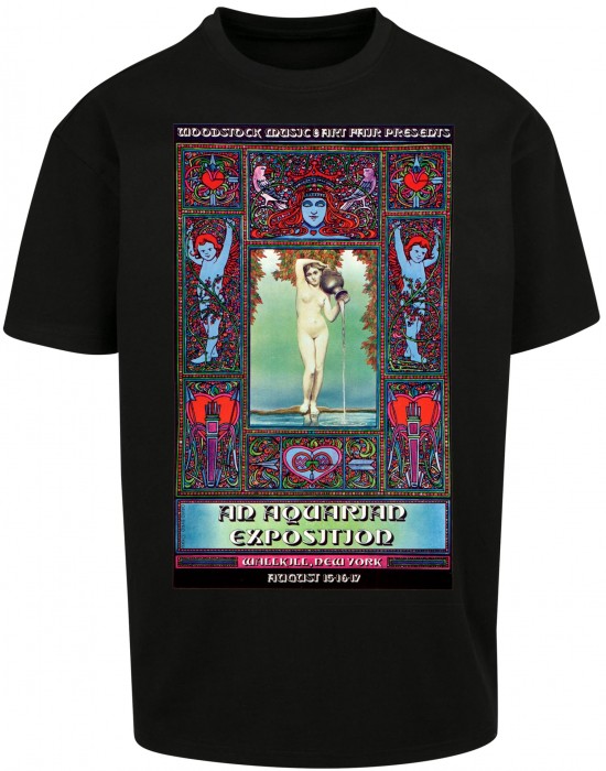 Тениска Woodstock Wallkill Oversize Tee black XXL