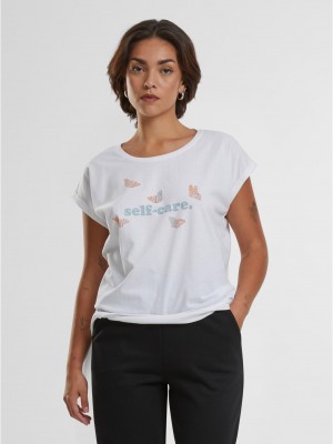 Тениска Ladies Self-Care Tee white XS