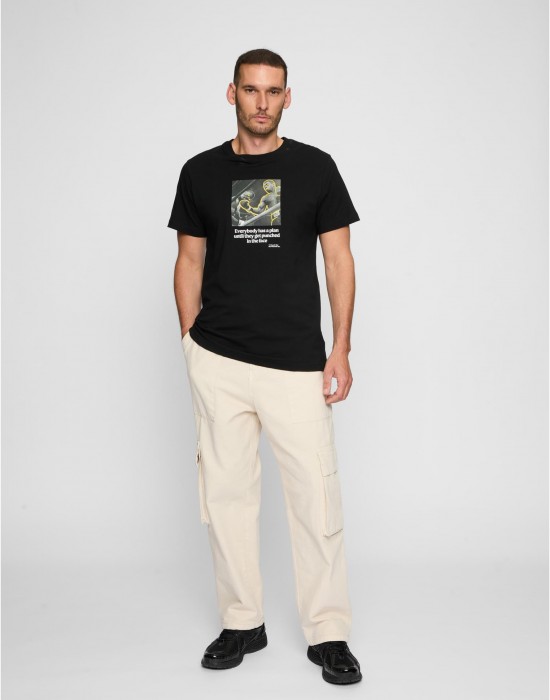 Тениска In The Face Tee black XXL