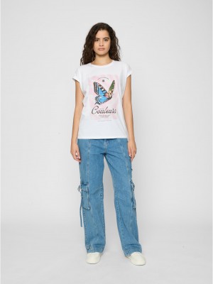 Тениска Ladies Couleurs Tee white XS