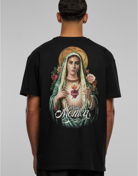 Тениска Santa Monica Oversize Tee black XXL Тениска Santa Monica Oversize Tee black XXL