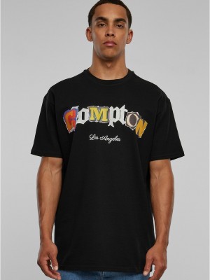 Тениска Compton L.A. Oversize Tee black XXL Тениска Compton L.A. Oversize Tee black XXL