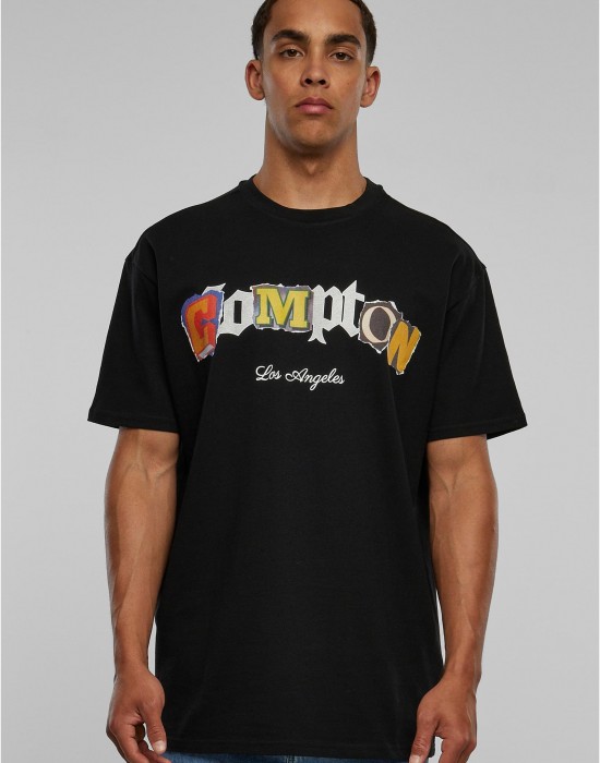 Тениска Compton L.A. Oversize Tee black XXL Тениска Compton L.A. Oversize Tee black XXL