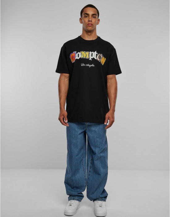 Тениска Compton L.A. Oversize Tee black XXL Тениска Compton L.A. Oversize Tee black XXL
