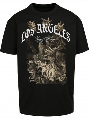 Тениска City of Angels Oversize Tee black XXL Тениска City of Angels Oversize Tee black XXL