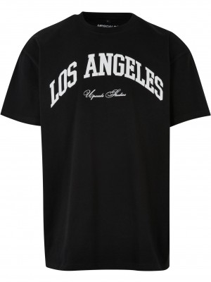 Тениска L.A. College Oversize Tee black XXL Тениска L.A. College Oversize Tee black XXL
