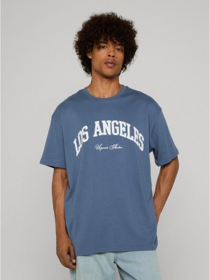 Тениска L.A. College Oversize Tee vintageblue XXL Тениска L.A. College Oversize Tee vintageblue XXL