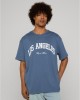 Тениска L.A. College Oversize Tee vintageblue XXL Тениска L.A. College Oversize Tee vintageblue XXL