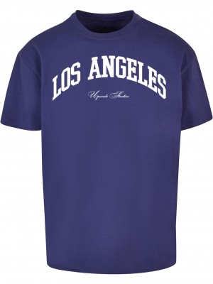 Тениска L.A. College Oversize Tee lightnavy XXL Тениска L.A. College Oversize Tee lightnavy XXL