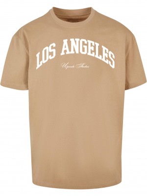 Тениска L.A. College Oversize Tee unionbeige XXL Тениска L.A. College Oversize Tee unionbeige XXL