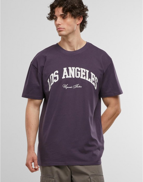 Тениска L.A. College Oversize Tee purplenight XXL Тениска L.A. College Oversize Tee purplenight XXL