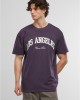 Тениска L.A. College Oversize Tee purplenight XXL Тениска L.A. College Oversize Tee purplenight XXL