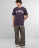 Тениска L.A. College Oversize Tee purplenight XXL Тениска L.A. College Oversize Tee purplenight XXL