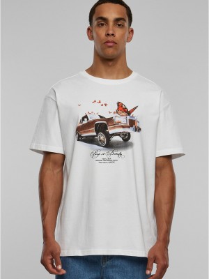 Тениска Pimp a Butterfly Oversize Tee white XXL Тениска Pimp a Butterfly Oversize Tee white XXL