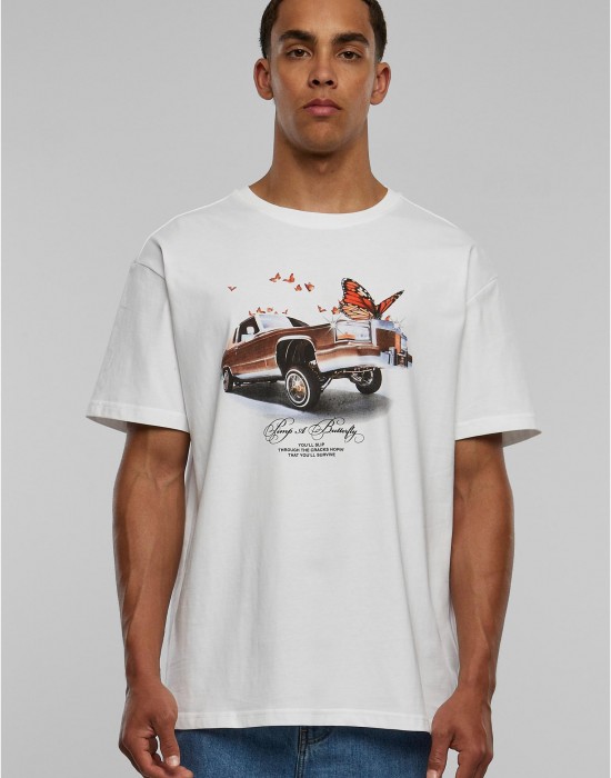 Тениска Pimp a Butterfly Oversize Tee white XXL