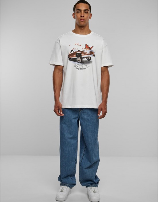 Тениска Pimp a Butterfly Oversize Tee white XXL