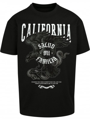 Тениска La Familia Heavy Oversize Tee black XXL Тениска La Familia Heavy Oversize Tee black XXL