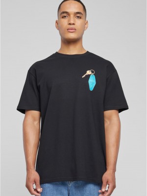 Тениска California Motel Oversize Tee black XXL Тениска California Motel Oversize Tee black XXL