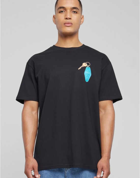Тениска California Motel Oversize Tee black XXL Тениска California Motel Oversize Tee black XXL