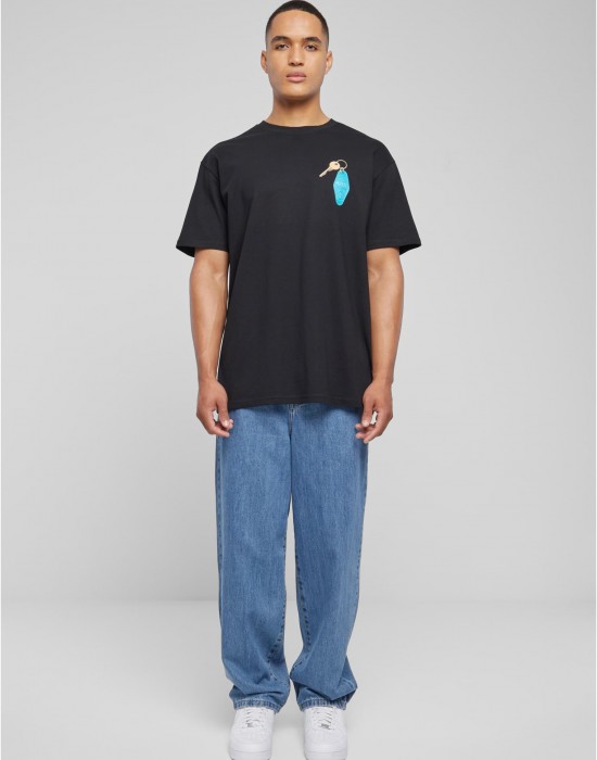 Тениска California Motel Oversize Tee black XXL Тениска California Motel Oversize Tee black XXL