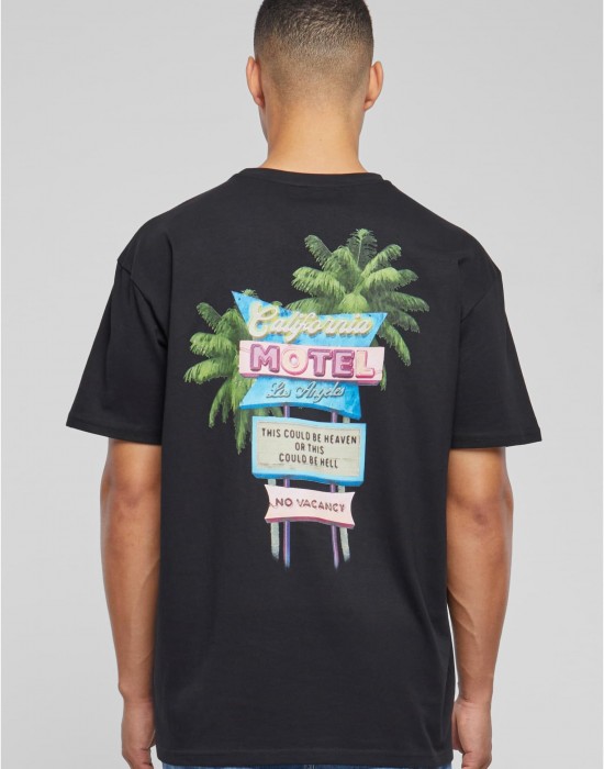 Тениска California Motel Oversize Tee black XXL Тениска California Motel Oversize Tee black XXL