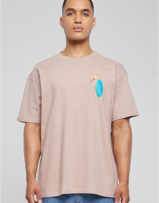 Тениска California Motel Oversize Tee duskrose XXL Тениска California Motel Oversize Tee duskrose XXL