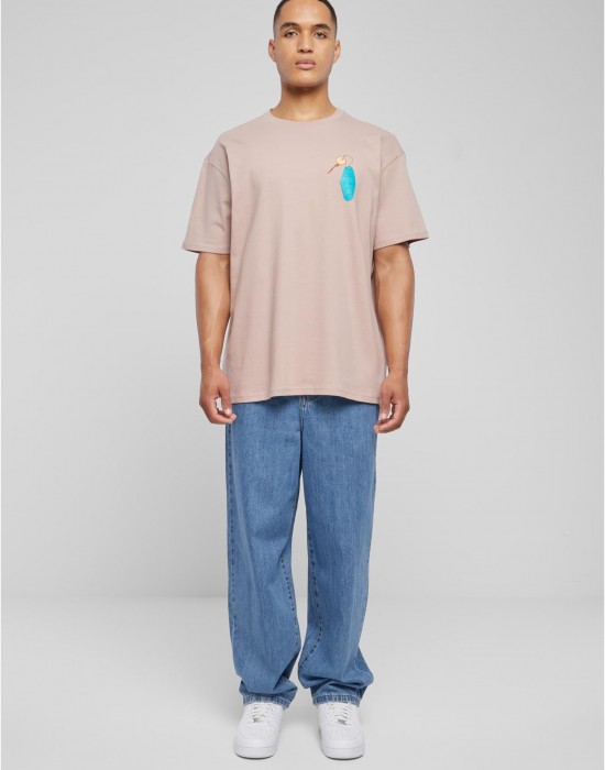 Тениска California Motel Oversize Tee duskrose XXL Тениска California Motel Oversize Tee duskrose XXL