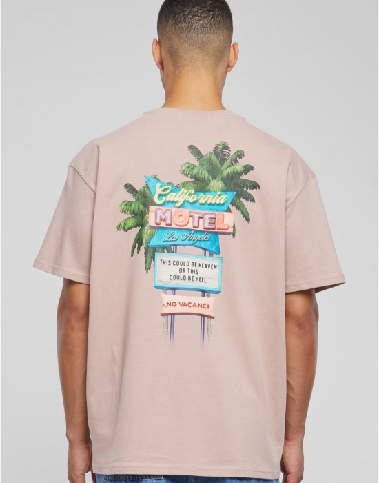 Тениска California Motel Oversize Tee duskrose XXL Тениска California Motel Oversize Tee duskrose XXL