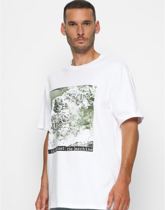 Тениска Rage Against the Machine Oversize Tee white XXL Тениска Rage Against the Machine Oversize Tee white XXL
