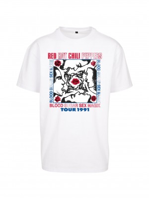 Тениска Red Hot Chilli Peppers Oversize Tee white XXL Тениска Red Hot Chilli Peppers Oversize Tee white XXL