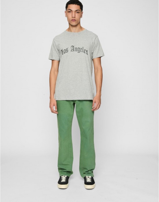 Тениска Los Angeles Wording Tee heather grey XXL
