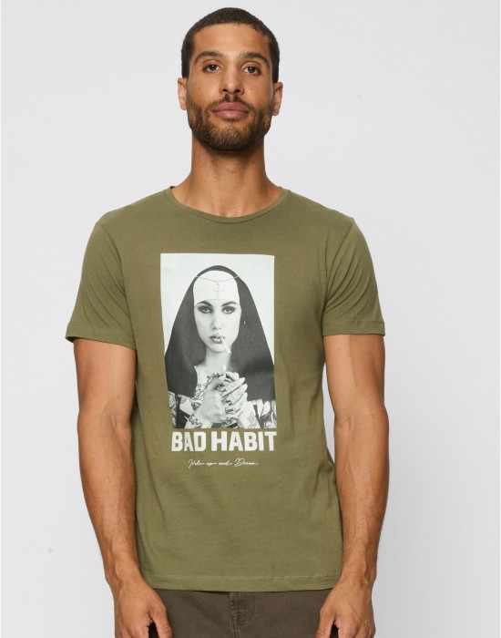 Тениска Bad Habit Tee olive XXL Тениска Bad Habit Tee olive XXL