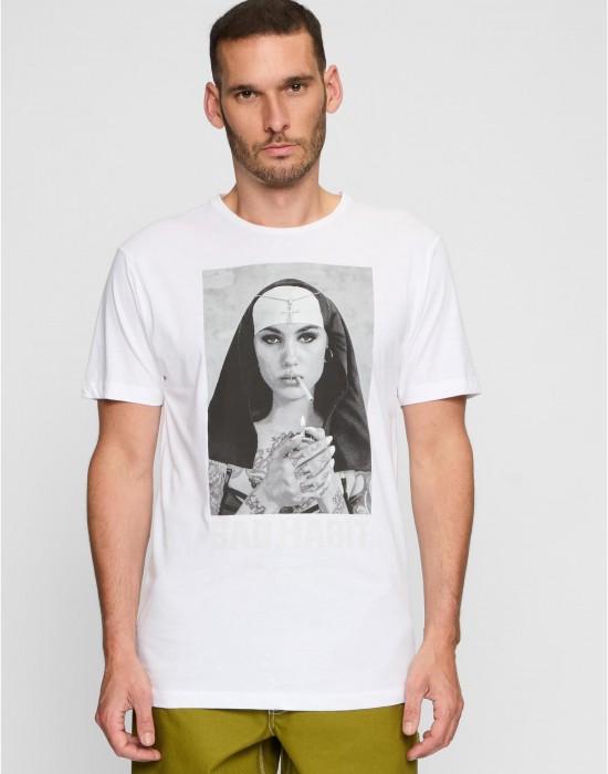 Тениска Bad Habit Tee white XXL