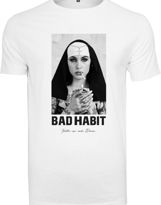 Тениска Bad Habit Tee white XXL