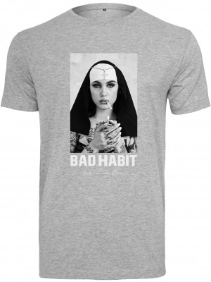 Тениска Bad Habit Tee heather grey XXL Тениска Bad Habit Tee heather grey XXL