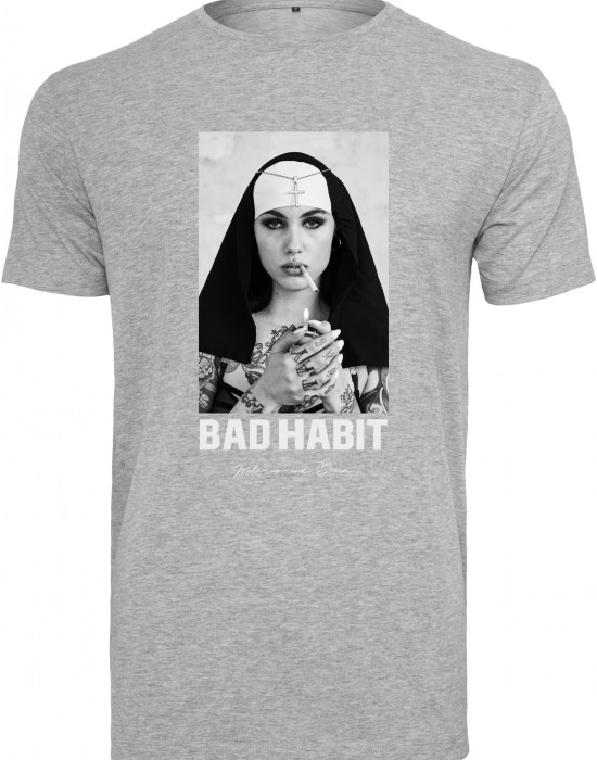 Тениска Bad Habit Tee heather grey XXL Тениска Bad Habit Tee heather grey XXL