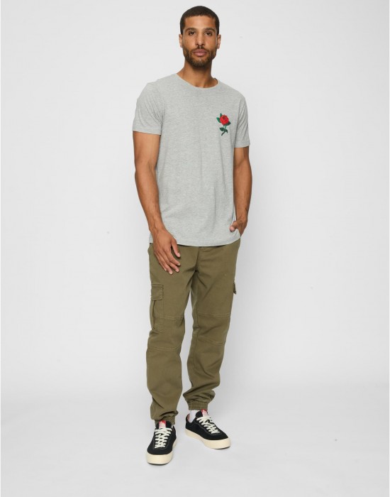 Тениска Rose Tee heather grey XXL